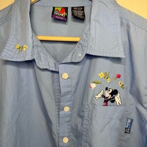 Vintage Disney Mickey Unlimited Button Up Shirt